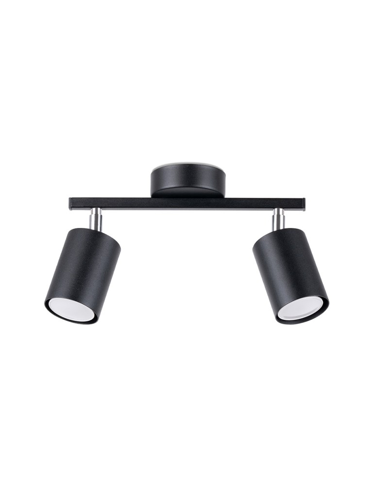 Adjustable ceiling lamps - spots - Sollux Plafond LEMMI 2 black SL.1127 - product kolory-swiatla.pl 1