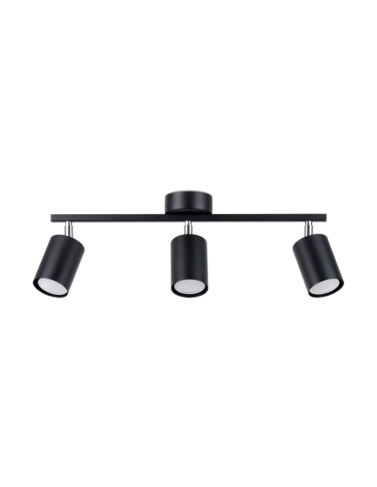 Adjustable ceiling lamps - spots - Sollux Plafond LEMMI 3 black SL.1128 - product kolory-swiatla.pl 1