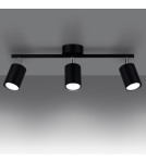 Adjustable ceiling lamps - spots - Sollux Plafond LEMMI 3 black SL.1128 - product 3