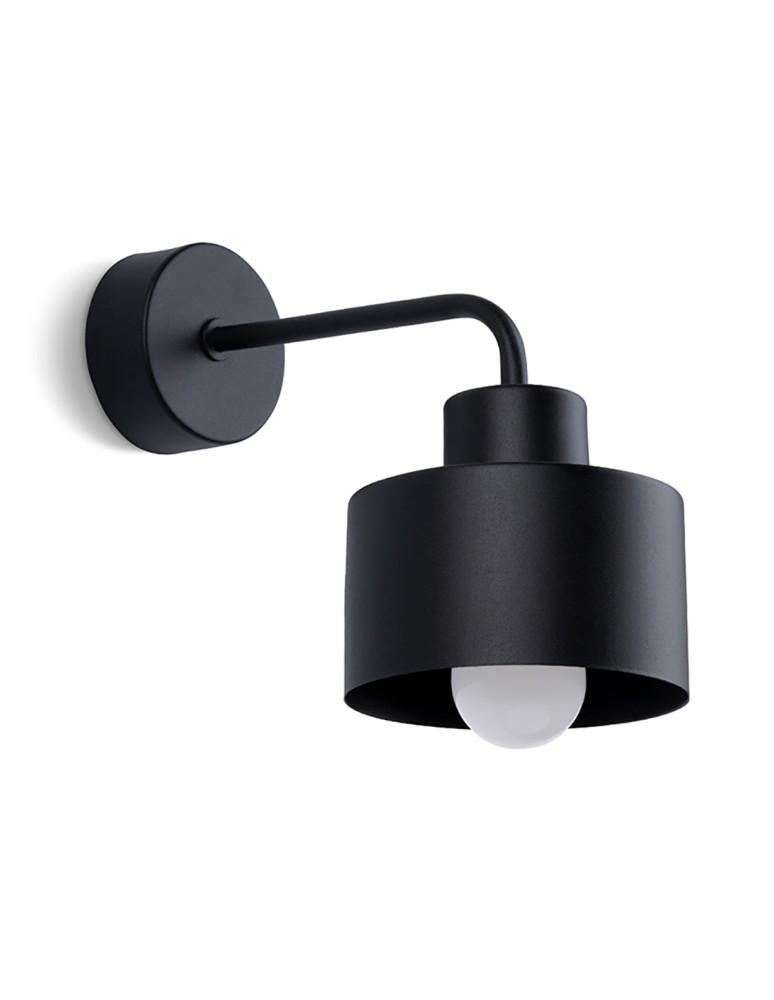 Wall lamps - Sollux Wall lamp SAVAR 1 black SL.1129 - product kolory-swiatla.pl 1