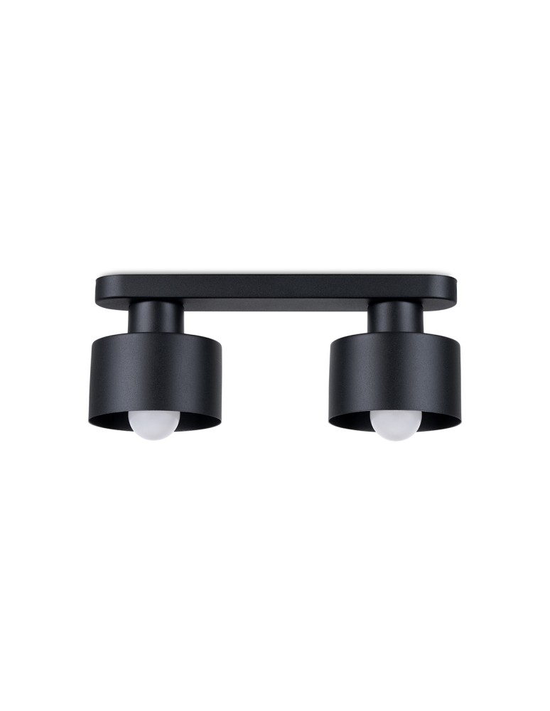 Ceiling lamps - Sollux Plafond SAVAR 2 black SL.1130 - product kolory-swiatla.pl 1