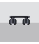 Ceiling lamps - Sollux Plafond SAVAR 2 black SL.1130 - product 2