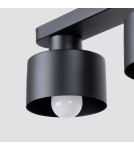 Ceiling lamps - Sollux Plafond SAVAR 2 black SL.1130 - product 4