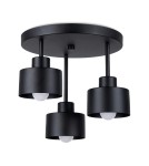 Ceiling lamps - Sollux Plafond SAVAR 3 black SL.1131 - product 1