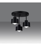 Ceiling lamps - Sollux Plafond SAVAR 3 black SL.1131 - product 3