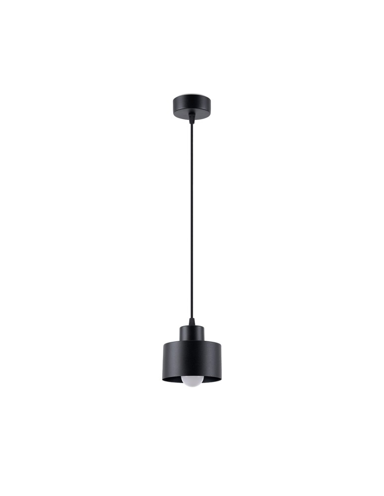 Pendant lamps - Sollux SAVAR 1 pendant lamp black SL.1132 - product kolory-swiatla.pl 1