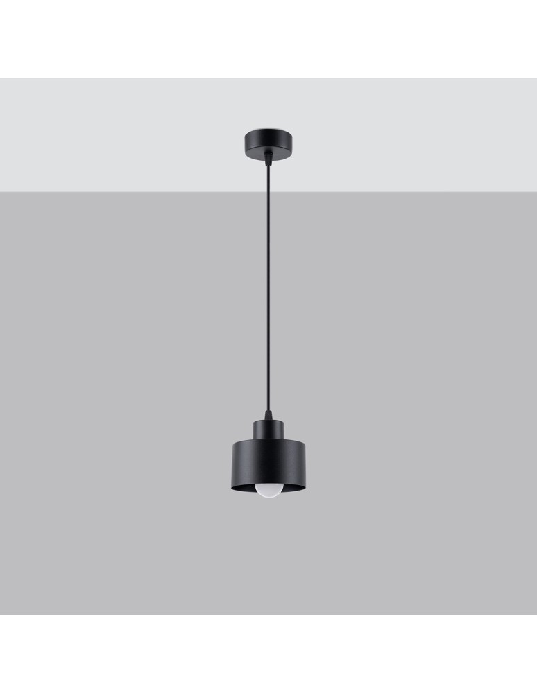Pendant lamps - Sollux SAVAR 1 pendant lamp black SL.1132 - product kolory-swiatla.pl 2