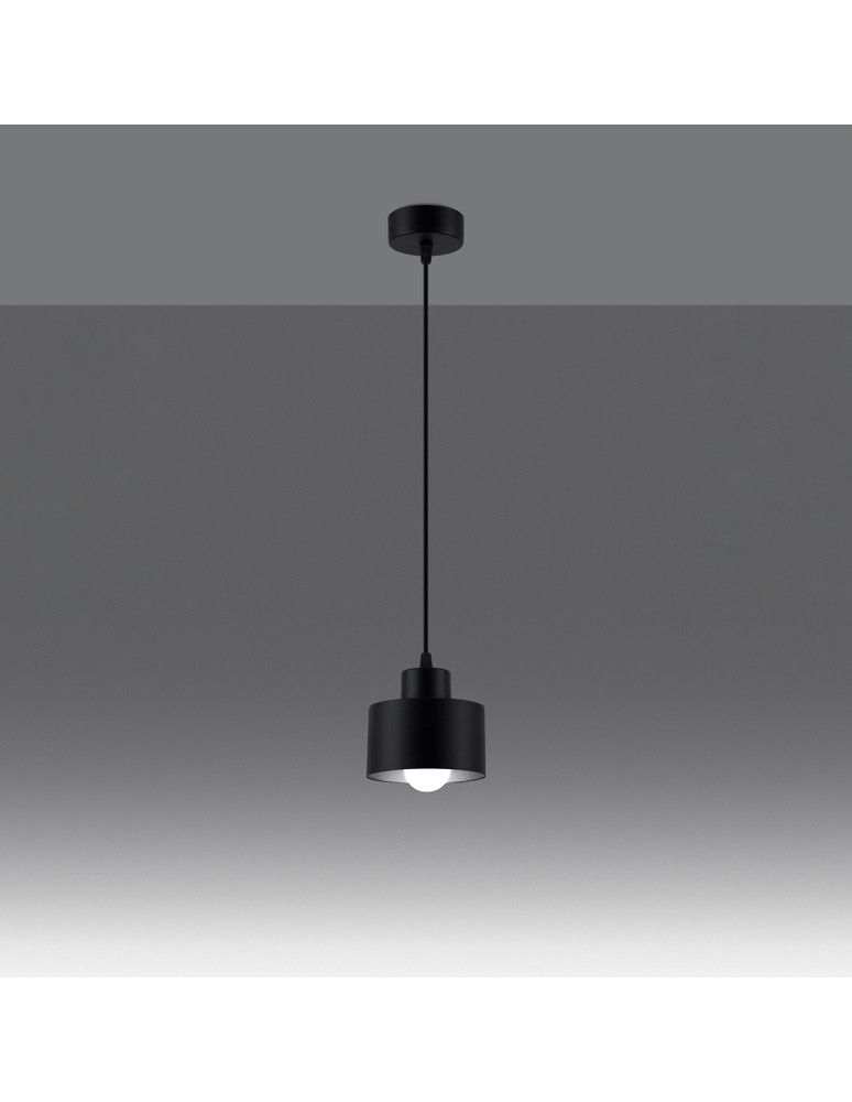 Pendant lamps - Sollux SAVAR 1 pendant lamp black SL.1132 - product kolory-swiatla.pl 3