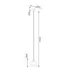 Pendant lamps - Sollux SAVAR 1 pendant lamp black SL.1132 - product 5