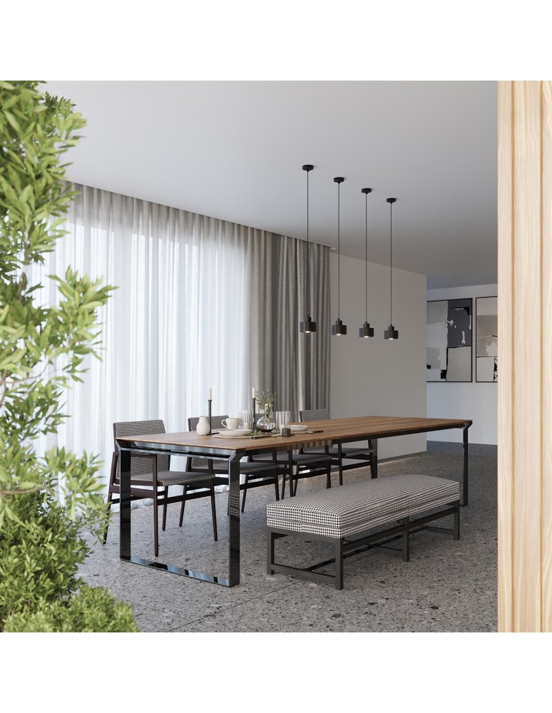 Pendant lamps - Sollux SAVAR 1 pendant lamp black SL.1132 - product kolory-swiatla.pl 7