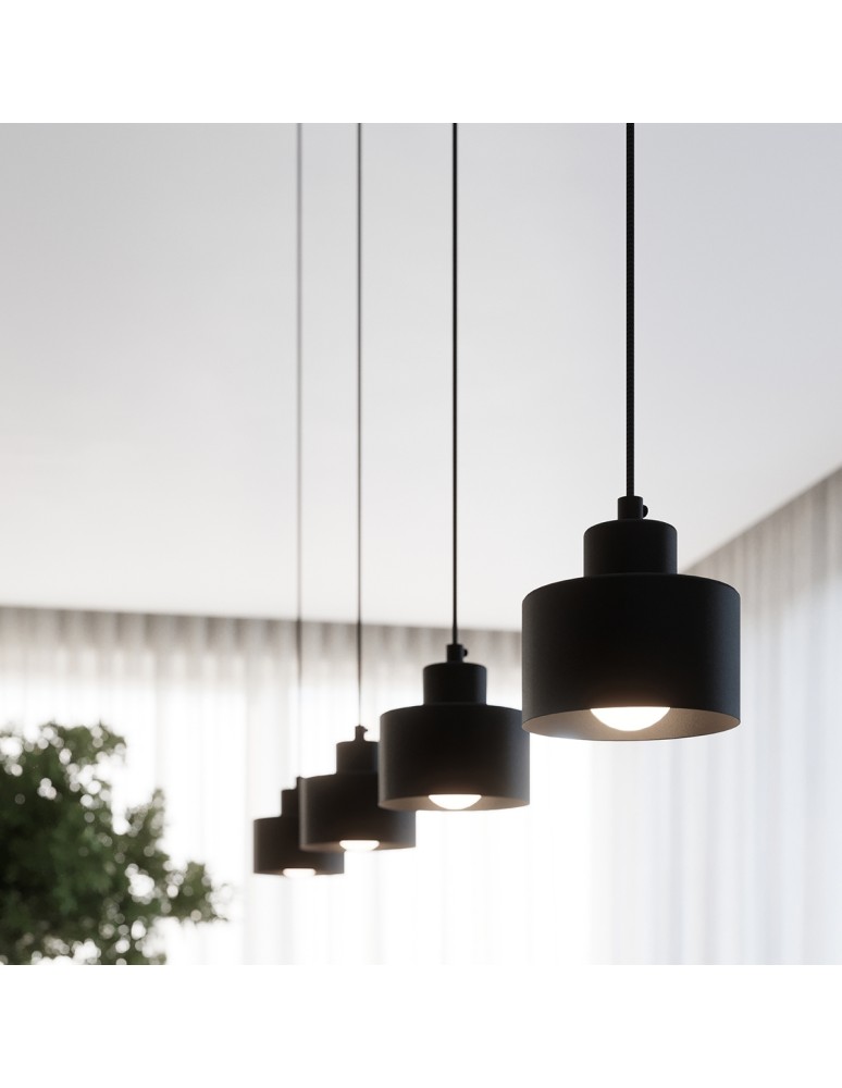 Pendant lamps - Sollux SAVAR 1 pendant lamp black SL.1132 - product kolory-swiatla.pl 9
