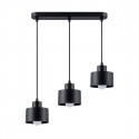 Sollux Lampa wisząca SAVAR 3 czarna SL.1133