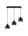 Sollux Lampa wisząca SAVAR 3 czarna SL.1133