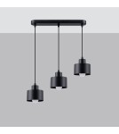 Pendant lamps on a strip - Sollux SAVAR 3 pendant lamp black SL.1133 - product 2