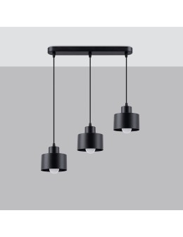 Sollux Lampa wisząca SAVAR 3 czarna SL.1133 - produkt 2