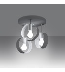 Ceiling lamps - Sollux Plafond TITRAN 3 white SL.1136 - product 3