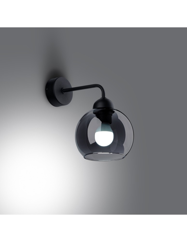 Wall lamps - Sollux Wall lamp ALINO 1 black SL.1139 - product kolory-swiatla.pl 3