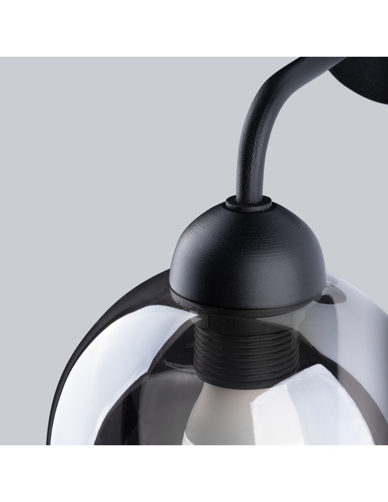 Wall lamps - Sollux Wall lamp ALINO 1 black SL.1139 - product kolory-swiatla.pl 4