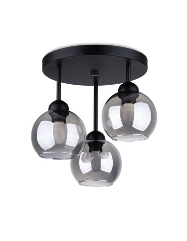 Sollux Chandelier ALINO 3 black SL.1140
