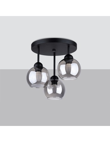 Sollux Żyrandol ALINO 3 czarny SL.1140 - produkt 2