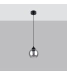 Pendant lamps - Sollux Pendant lamp ALINO 1 black SL.1141 - product 2