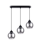 Pendant lamps on a strip - Sollux ALINO 3 pendant lamp black SL.1142 - product 1