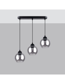 Sollux Lampa wisząca ALINO 3 czarna SL.1142 - produkt 2