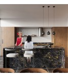 Pendant lamps on a strip - Sollux ALINO 3 pendant lamp black SL.1142 - product 6