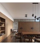 Pendant lamps on a strip - Sollux ALINO 3 pendant lamp black SL.1142 - product 7