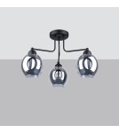 Chandeliers - Sollux Chandelier FILLAN 3 black SL.1144 - product 2