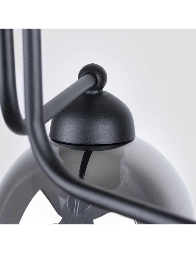 Chandeliers - Sollux Chandelier FILLAN 3 black SL.1144 - product kolory-swiatla.pl 4