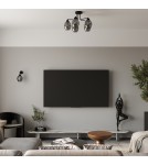 Chandeliers - Sollux Chandelier FILLAN 3 black SL.1144 - product 7