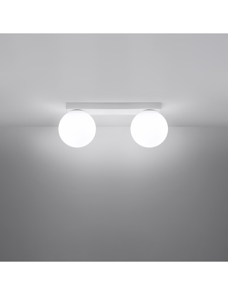 Ceiling lamps spheres - Sollux Plafond YOLI 2 white SL.1147 - product kolory-swiatla.pl 3