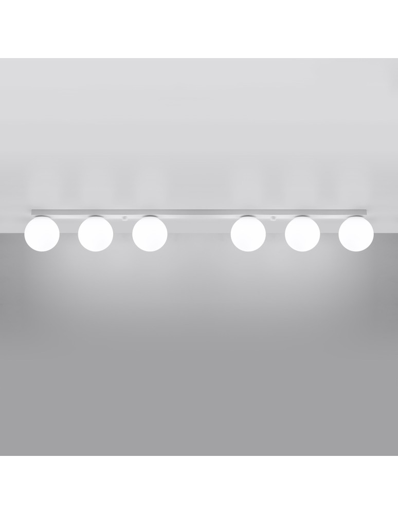 Ceiling lamps spheres - Sollux Plafond YOLI 6 white SL.1150 - product kolory-swiatla.pl 3