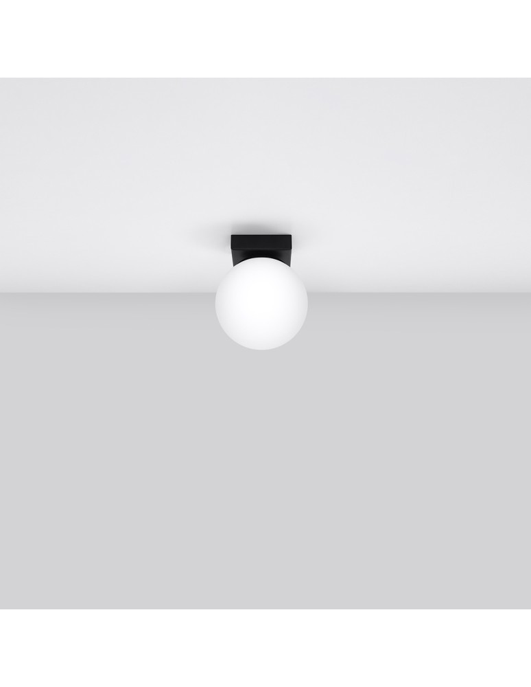 Single ceiling lamps - Sollux Plafond YOLI 1 black SL.1151 - product kolory-swiatla.pl 2