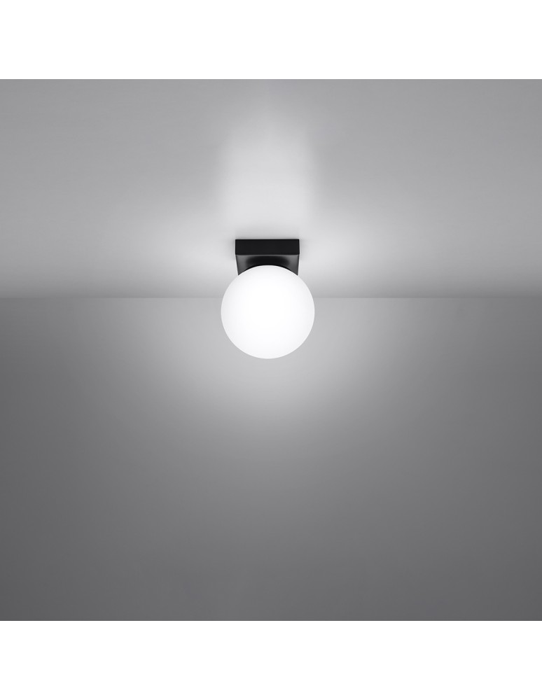 Single ceiling lamps - Sollux Plafond YOLI 1 black SL.1151 - product kolory-swiatla.pl 3