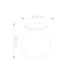 Single ceiling lamps - Sollux Plafond YOLI 1 black SL.1151 - product 4