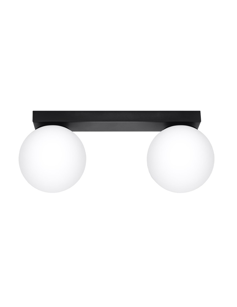 Ceiling lamps spheres - Sollux Plafond YOLI 2 black SL.1152 - product kolory-swiatla.pl 1