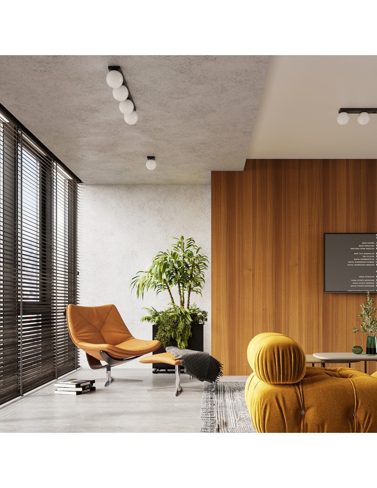 Ceiling lamps spheres - Sollux Plafond YOLI 3 black SL.1153 - product kolory-swiatla.pl 6