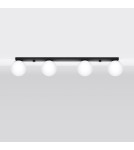 Ceiling lamps spheres - Sollux Plafond YOLI 4 black SL.1154 - product 2