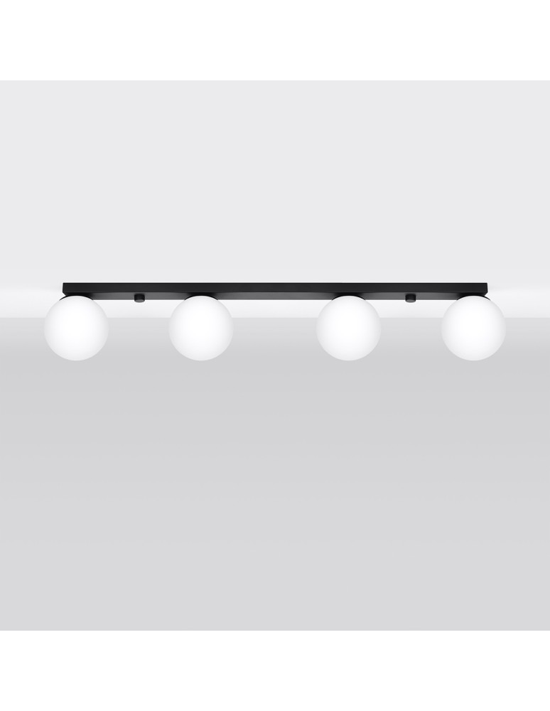 Ceiling lamps spheres - Sollux Plafond YOLI 4 black SL.1154 - product kolory-swiatla.pl 2