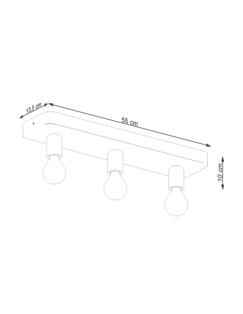 Sollux Plafon TAVO 3 SL.1158 Sollux Plafon TAVO 3 SL.1158