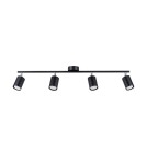 Adjustable ceiling lamps - spots - Sollux Plafond LEMMI 4L black SL.1168 - product 1
