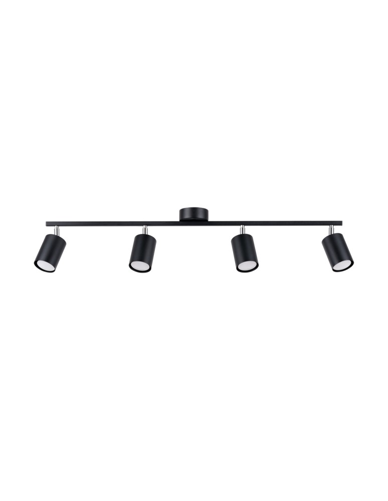Adjustable ceiling lamps - spots - Sollux Plafond LEMMI 4L black SL.1168 - product kolory-swiatla.pl 1