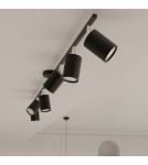 Adjustable ceiling lamps - spots - Sollux Plafond LEMMI 4L black SL.1168 - product 6