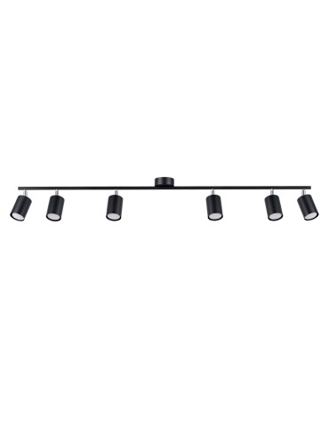 Sollux Plafond LEMMI 6L black SL.1169