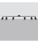 Adjustable ceiling lamps - spots - Sollux Plafond LEMMI 6L black SL.1169 - product 2