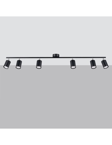 Sollux Plafond LEMMI 6L black SL.1169 - product 2