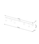 Adjustable ceiling lamps - spots - Sollux Plafond LEMMI 6L black SL.1169 - product 4