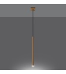 Pendant lamps - Sollux Pendant lamp PASTELO 1 gold SL.1170 - product 3